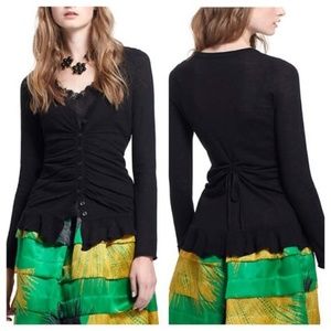 Anthropologie Rosie Neira Button Trail Cardigan